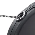 Поводок-рулетка для собак до 12 кг Ferplast Amigo Easy Mini Cord Nero cо шнуром, чорний, 3 м