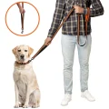 Повідець BronzeDog Mesh для собак, сітчастий нейлон, помаранчевий, 200×2 см
