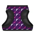 Шлея Waudog Clothes з QR паспортом для собак, малюнок Чудо-жінка фіолет, розмір XS1, 18-20 см/24-27 см