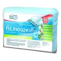 Пелюшки антибактеріальні Magic Pet з деревним вугіллям для собак і цуценят 60 x 60 см, 15 шт