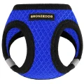 Шлея BronzeDog Mesh Vest для собак, сітчастий нейлон, синій, 42-47 см