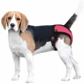 Труси гігієнічні BronzeDog Mesh для собак, нейлон з 3D сіткою, регульовані, рожевий, S