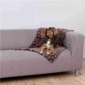 Покривало Trixie Laslo для собак, фліс, темно-коричневий, 75×50