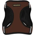 Шлея BronzeDog Sport Vest для собак з нейлону, неопрену і 3D сітки, коричневий, 43-53 см