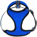 Шлея BronzeDog Mesh для собак дрібних порід, сітчастий нейлон, синій, 28-33 см