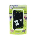 Нейлонова шлея Coastal Bone Combo для собак, чорна, 0.8×25-35 см