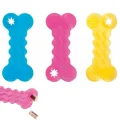 Іграшки Flamingo Good4Fun Bone для собак, кісточки рельєфні яскраві, гума, S, 10 см