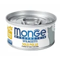 Вологий корм MONGE CAT MONOPROTEIN м'ясні пластівці курка, 80 г
