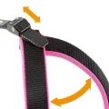 Ергономічна шлейки Ferplast Agila Fluo 8 Pink для собак, 69x77 см