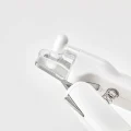 Когтерез AnimAll Groom для котів та собак, з LED підсвічуванням та контейнером для збору пазурів, білий