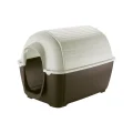 Пластикова будка Ferplast Kenny Mini Plastic Kennel для собак у формі голку, 40x66x40 см