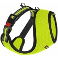 Шлея BronzeDog Mesh для собак дрібних порід, сітчастий нейлон, лимонний, 35-38 см
