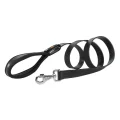 Шкіряний поводок Giotto G20 / 120 Black для собак, 20 мм, 120 см