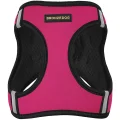 Шлея BronzeDog Sport Vest для собак з нейлону, неопрену і 3D сітки, рожевий, 34-42 см