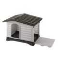 Пластикова будка Ferplast Dogvilla 90 з відкривається бічною панеллю, 88x72x65 см
