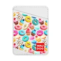 Візитниця WAUDOG Design, з малюнком "Пампушки", ширина 70 мм, довжина 95 мм, білий