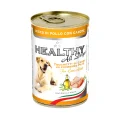 Консерва Healthy All Days, паштет зі шматочками, курятина з морковою, для собак, 400 г