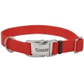 Нашийник Coastal Titan Buckle для собак, червоний, 2×30-45 см