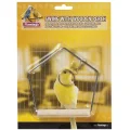 Іграшка Flamingo SwingWooden Perch для папуг, гойдалки з дерев'яною жердинку, 9х12 см
