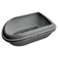 Туалет AnimAll CNR-130 для котів, під наповнювач, з сіткою, сірий, 57×39×23 см