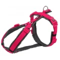Шлея Trixie Premium Trekking Harness для собак, 36-44 см, 15 мм, розмір S, фуксія-графіт