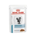 Вологий корм Royal Canin Skin & Coat при дерматозе і випаданні шерсті у котів, 85 г