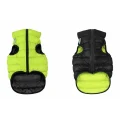 Двостороння куртка AiryVest XS25 для собак, салатово-чорна