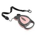Поводок-рулетка для собак до 8 кг Ferplast Flippy Deluxe Mini Pink зі шнуром, рожевий, 3 м