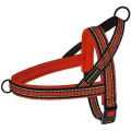 Шлея BronzeDog Mesh Скандинавська для собак, червоний, 44-60 см