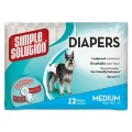Гігієнічні підгузники для тварин Simple Solution Disposable Diapers Medium, 30 шт