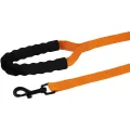 Повідець BronzeDog Active для собак, нейлоновий з м'якою ручкою, помаранчевий, 9 м×2.5 см