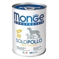 Вологий корм MONGE DOG SOLO 100% курка, 400 г