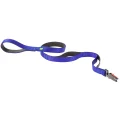 Повідець Ferplast Dual Matic G25 / 120 Black-Blue для собак з автоматичним замикання, 25 мм, 120 см