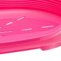 Пластиковий лежак Ferplast Siesta Deluxe 6 Pink з антиковзаючим покриттям, 70.5×52×23.5 см