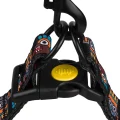 Шлея BronzeDog Tribal для собак, нейлон, принт маска, чорний, 45-60 см