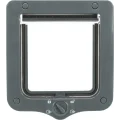 Дверцята Trixie 4-Way Flap Door для котів, пластик, безшумні, сірий, 20×22 см