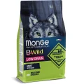 Сухий низькозерновий корм Monge Dog Be Wild Low Grain для собак, з м'ясом дикого кабана, 2.5 кг