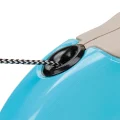 Поводок-рулетка Ferplast Amigo L Cord Beige-Blue Lead для собак c тонким шнуром, 16x3,8x15 см