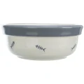 Миска Trixie Ceramic Bowl для котів, діаметр 12 см, 300 мл, біла/синьо-сіра