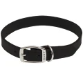 Шкіряний нашийник Coastal Circle T Leather Town для собак, чорний, 2×50 см