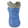 Куртка утеплена Croci Blue Parka для собак, зима, синій, XXXL, 45 см