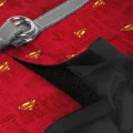 Шлея Waudog Clothes з QR паспортом для собак, малюнок Супермен червоний, розмір XS1, 18-20 см/24-27 см