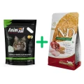 Силікагелевий наповнювач AnimAll Кристали смарагду, для котів, 10.5 л (4.4 кг) + сухий корм у подарунок