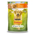Вологий корм Purina Friskies для собак, шматочки в підливі з куркою і морквою, 100 г