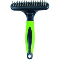 Гребінець-граблі дворядні Tatrapet Expert для собак та котів, 11.5×16.5 см
