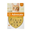 Краплі від бліх, блошиний дерматит, отодектоза Bayer Advocate для котів до 4 кг, ціна за 1 піпетку