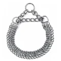 Нашийник Flamingo Collar 3-Fold трьохрядовий, ланцюжок для собак, метал, 65 см, 2.5 мм