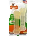 Жувальна іграшка Nylabone Flexi Chew Twin Pack кістка для собак з помірним стилем гризенія, два смаку