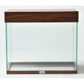Акваріум AquaStar пряма передня стінка, 35 л, LED, горіх
