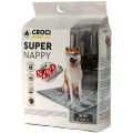 Пелюшки Croci Super Nappy для собак, принт газета, 84×57 см, 30 шт